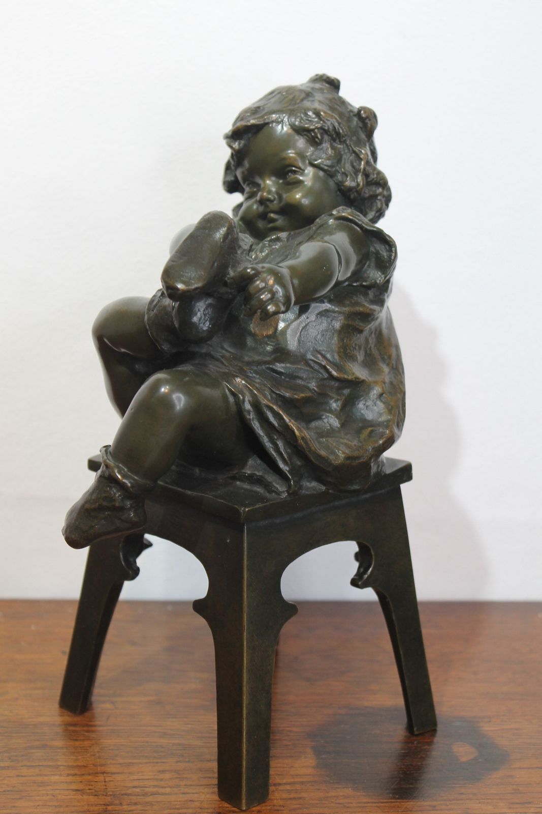 Juan Clara Fine Bronze. Circa 1900. Signed, Numbered And Factory Lozenge Stamp.
