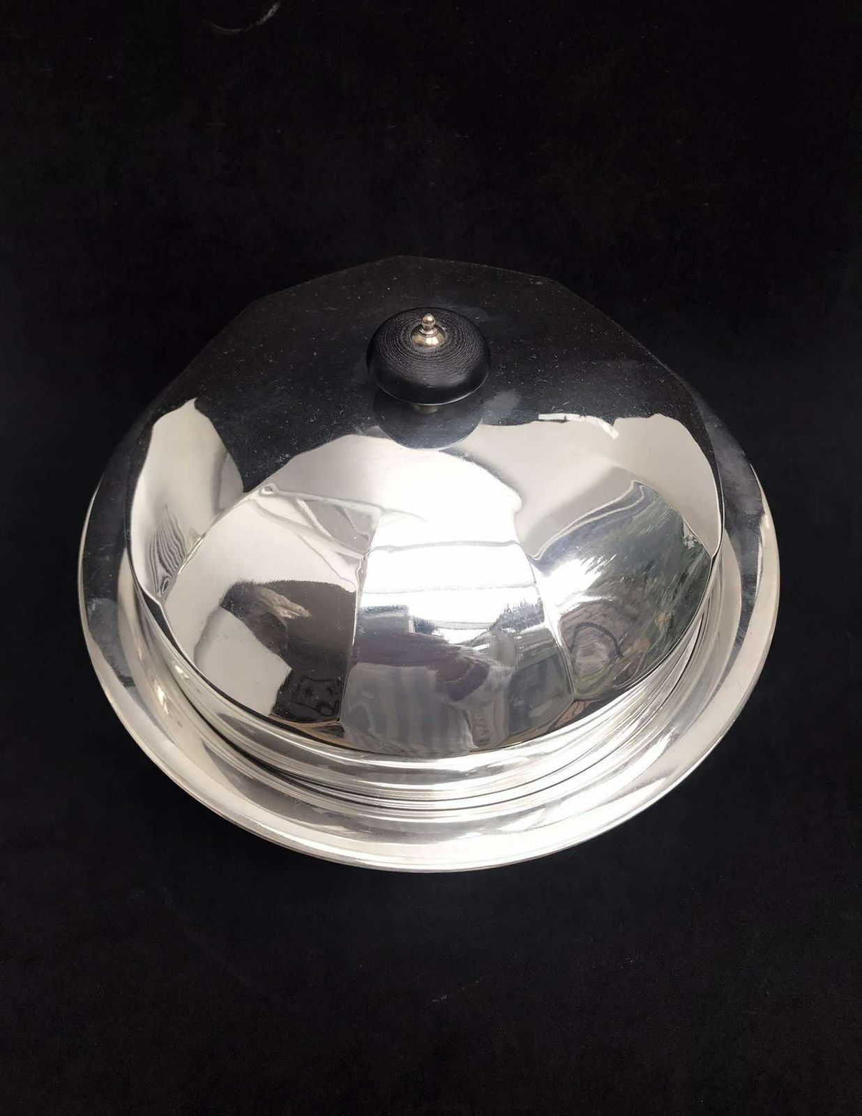 Muffin Dish Warm Candy Dish Silver Plated England 1900s, Lidded Bowl Butter Dish With Lid Edwardian Wedding Gift For Mom British Gift photo furniture