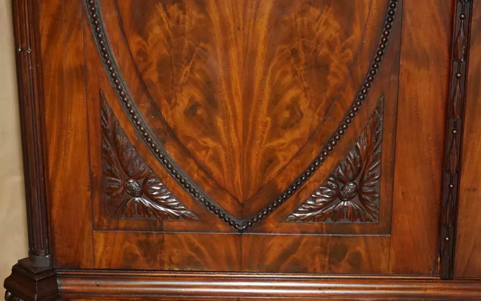 photo furniture Outstanding 18th Century Antique 1760 Thomas Chippendale Wardrobe Linen Press