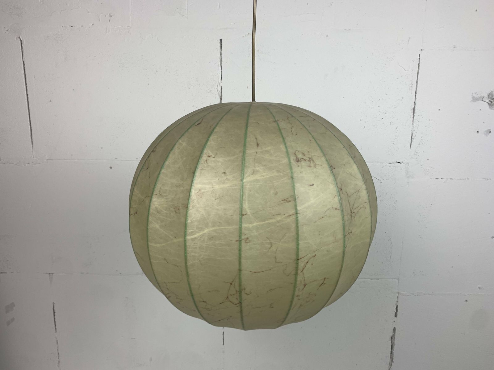Mid Century Space Age Cocoon Hanging Pendant Lamp In The Style Of Achille Castiglioni, 1960s photo furniture