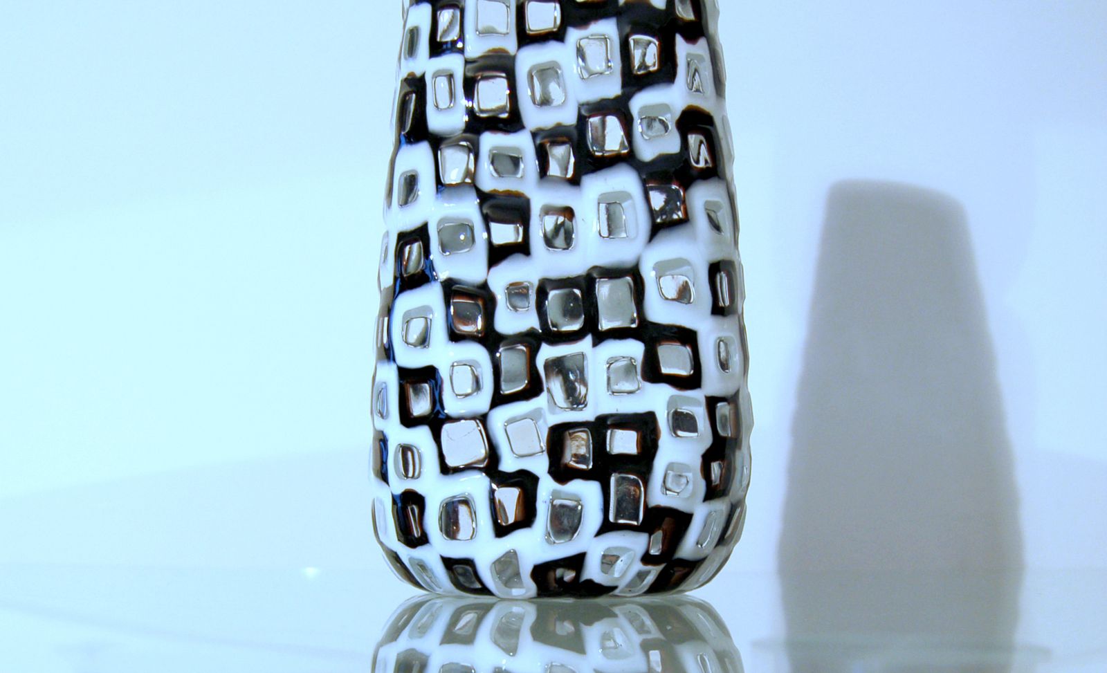 Venini Vase By Tobia Scarpa Mod. Occhi / Murano Glass '60 / H 31 Cm photo Home Decor