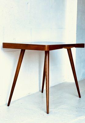 Vintage Coffee Table With Opaxite Glass From Interiér Praha, 1960 photo vinterior