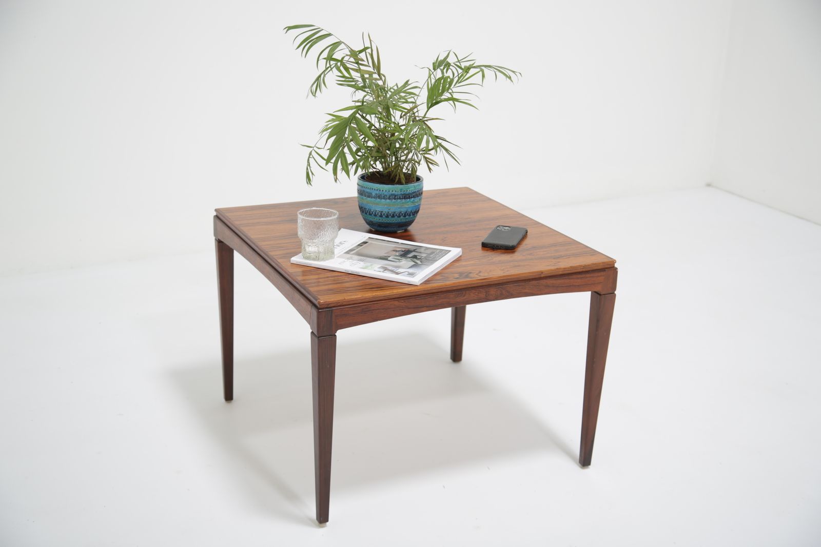 Vintage Swedish Rosewood Side Table By Erik Wortz, 1960s. photo 695.0