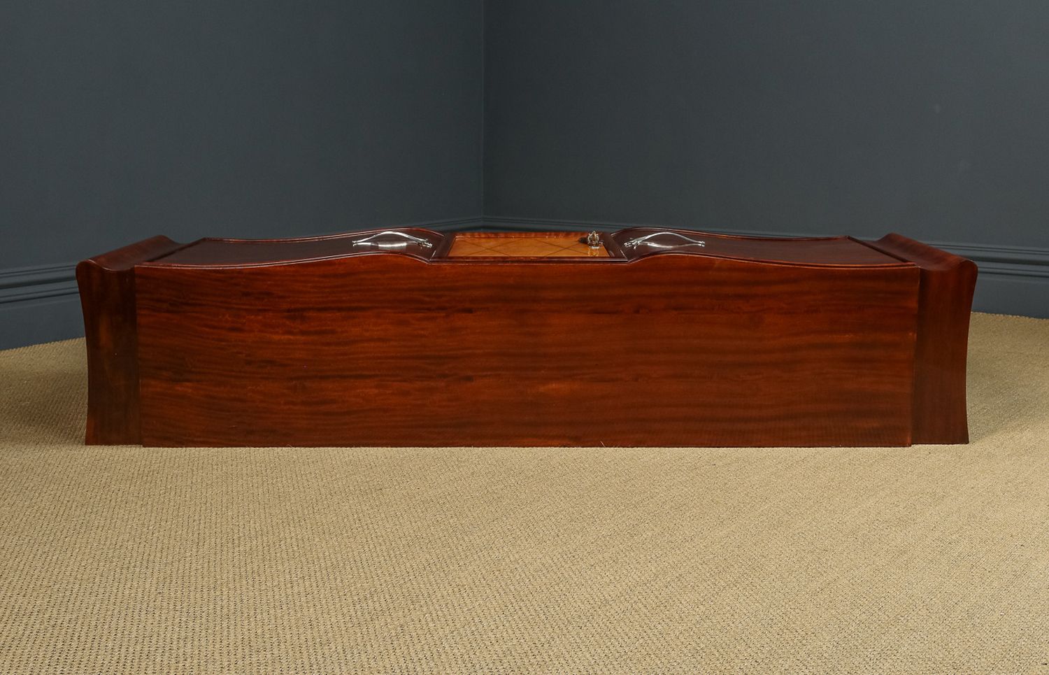photo buy Art Deco French Mahogany Walnut Maple Sideboard (C.1930)