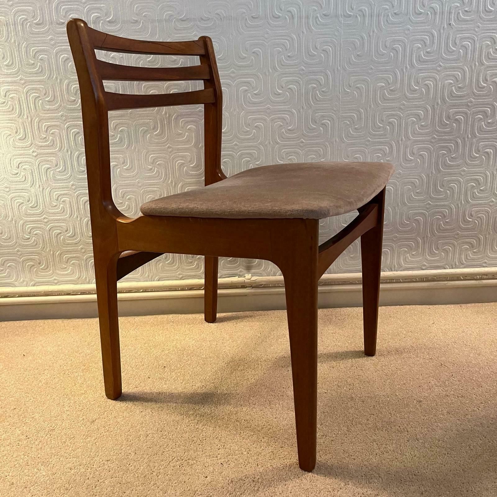 1970s Mid Century Teak Dining Chairs photo 120.0