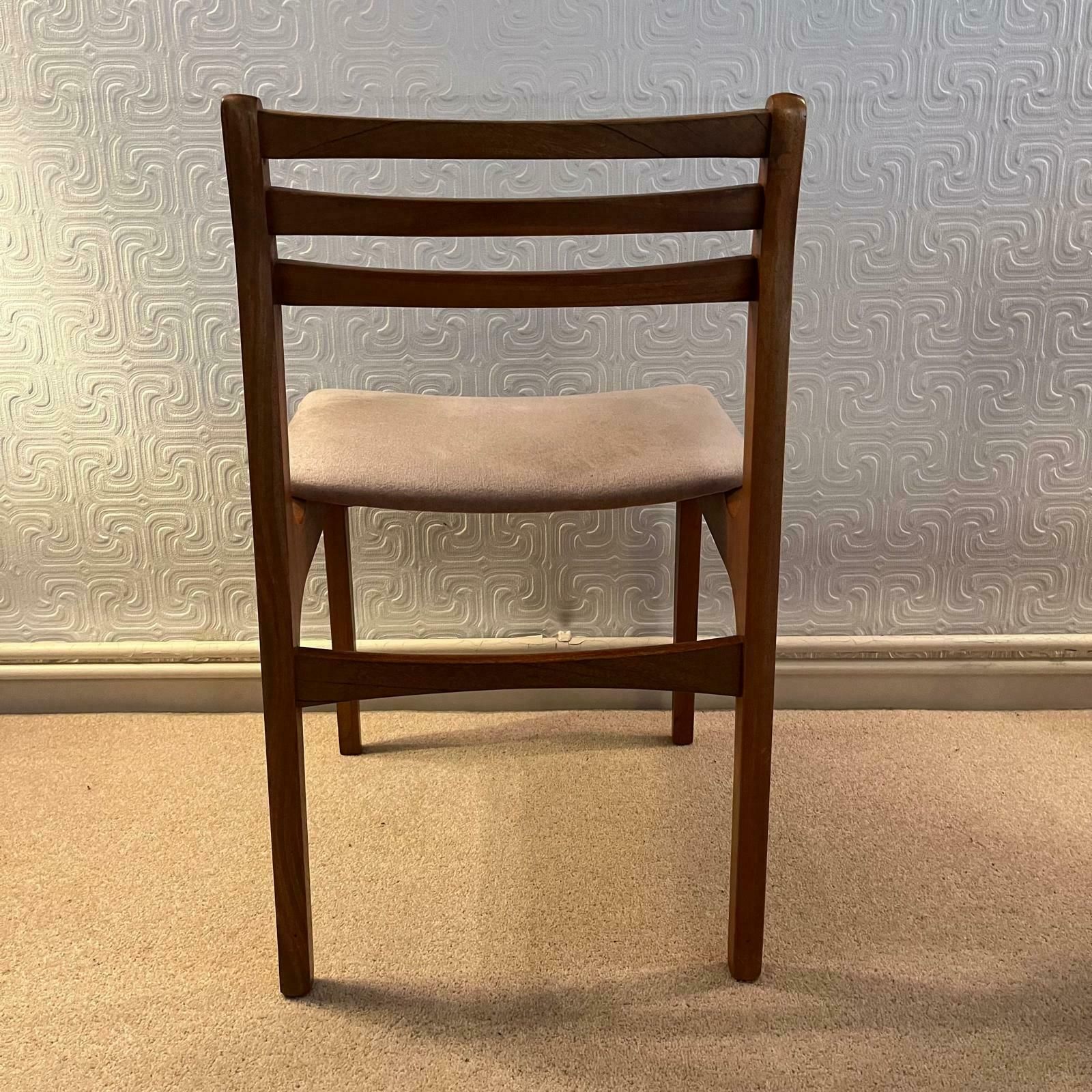 1970s Mid Century Teak Dining Chairs photo vinterior
