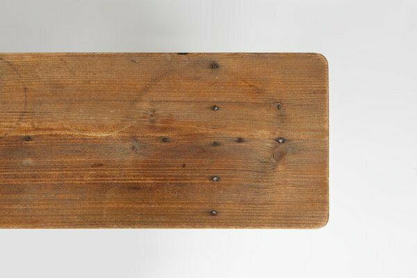 photo for sale Art Deco Bench In Wood, France, 1940s