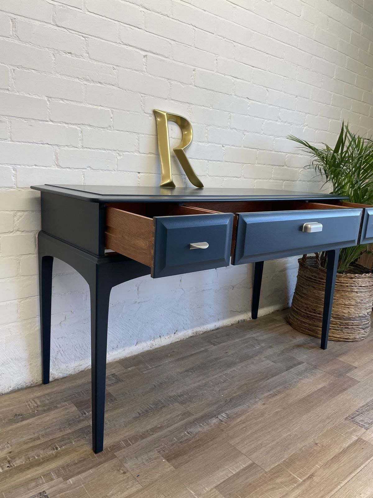 Stag Minstrel 3 Drawer Console Table photo furniture