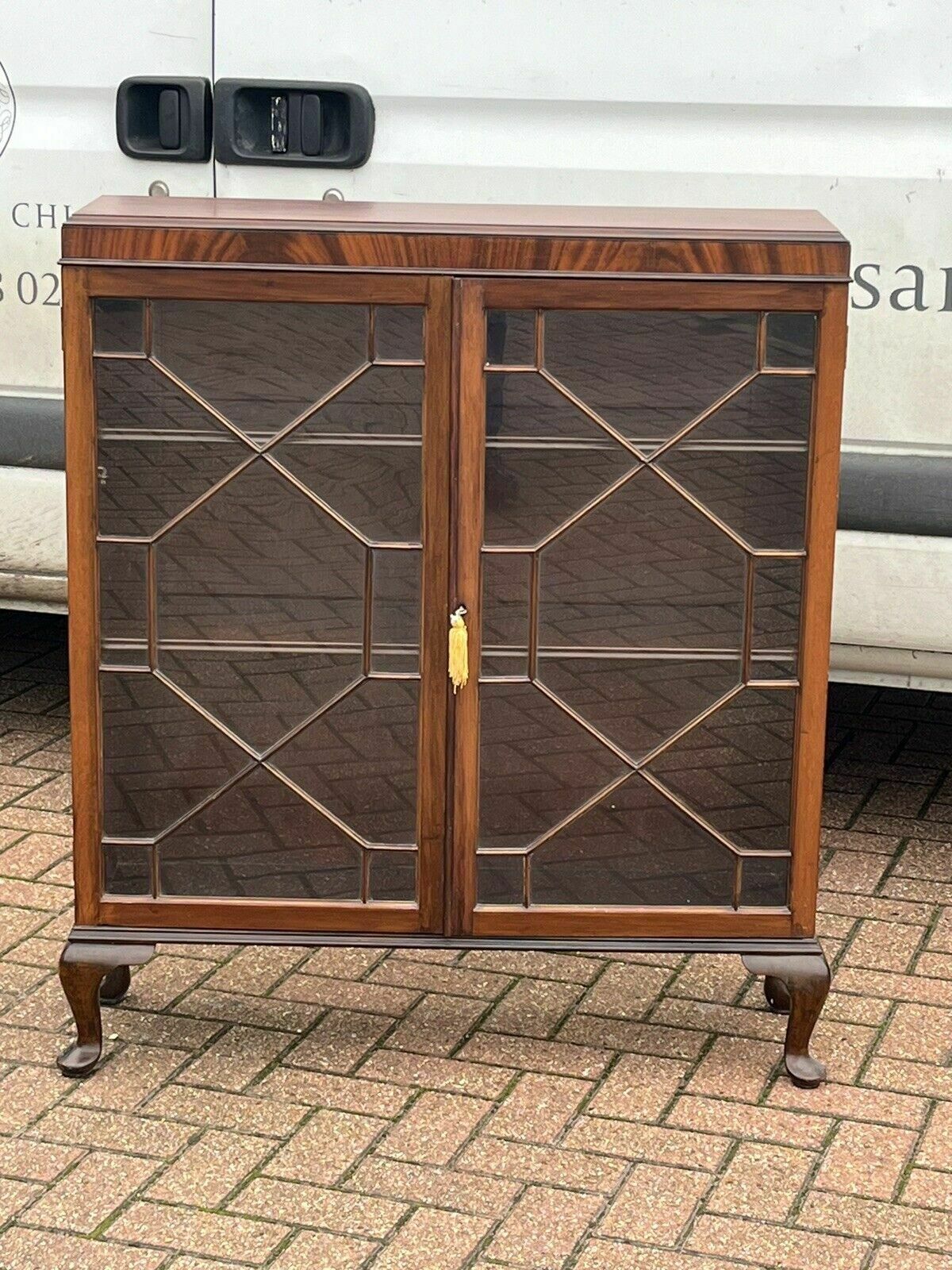 Mahogany Bookcase With Adjustable Shelves photo Furniture