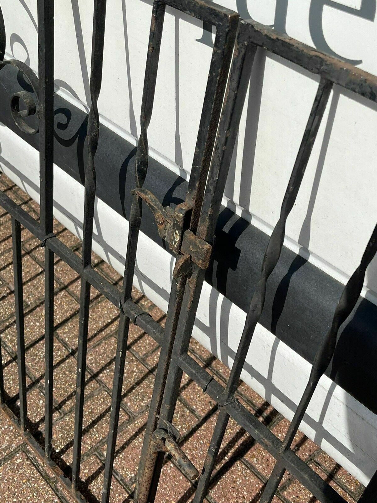 Pair Of Old Cast Iron Driveway Gates photo 230.0