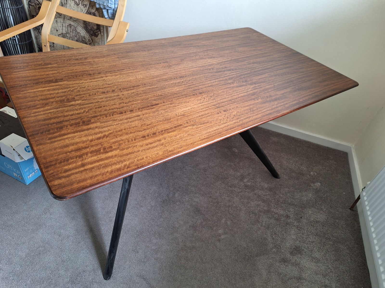 G Plan "Helicopter" Dining Table And 4 Butterfly Back Dining Chairs photo 1450.0