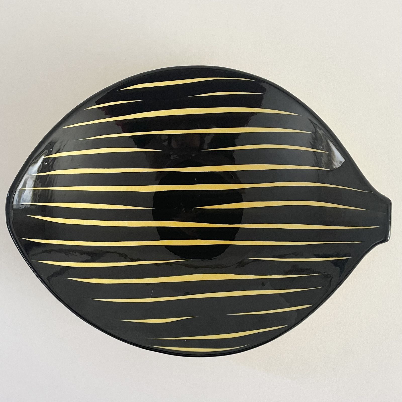‘Brazil’ Dish By Elfie Stadler For Shramberg Pottery / West Germany 1950s photo for sale