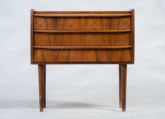 Kleine Deense Ladekast In Palissanderhout, Ca. Jaren 1960 photo furniture
