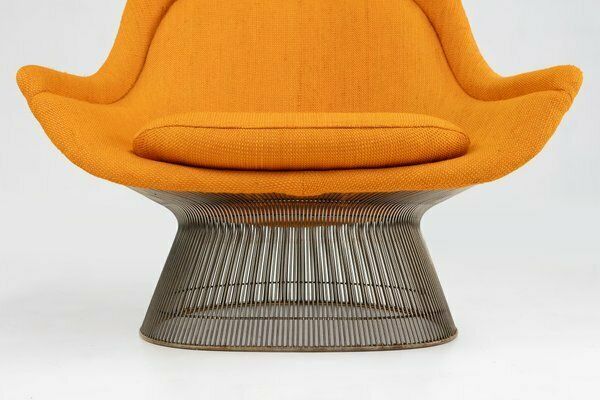 photo buy Model 1705 Easy Chair And Ottoman Set By Warren Platner For Knoll, 1966, Set Of 2