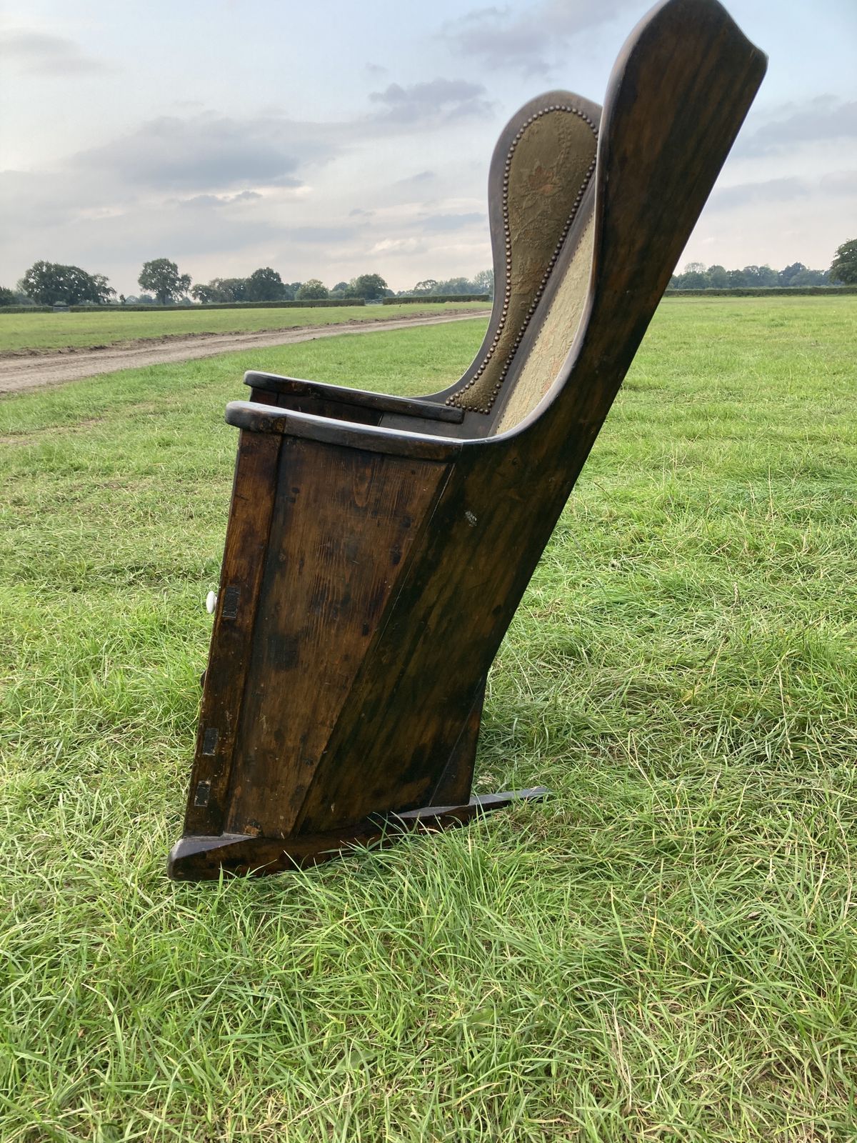 photo for sale 1800s Pine Lambing Chair