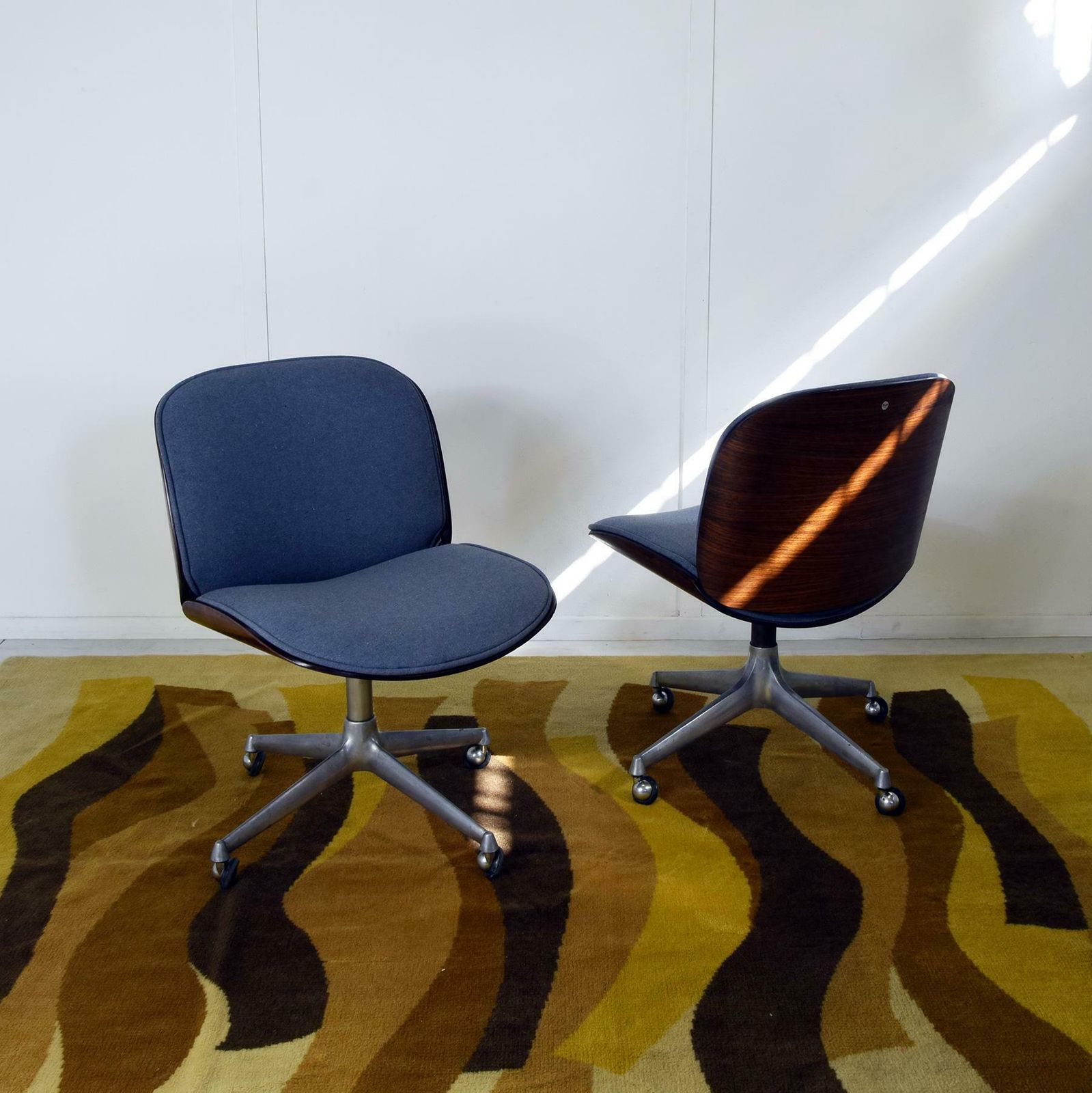 Ico Parisi Chairs For Mim Rome 1970s photo for sale