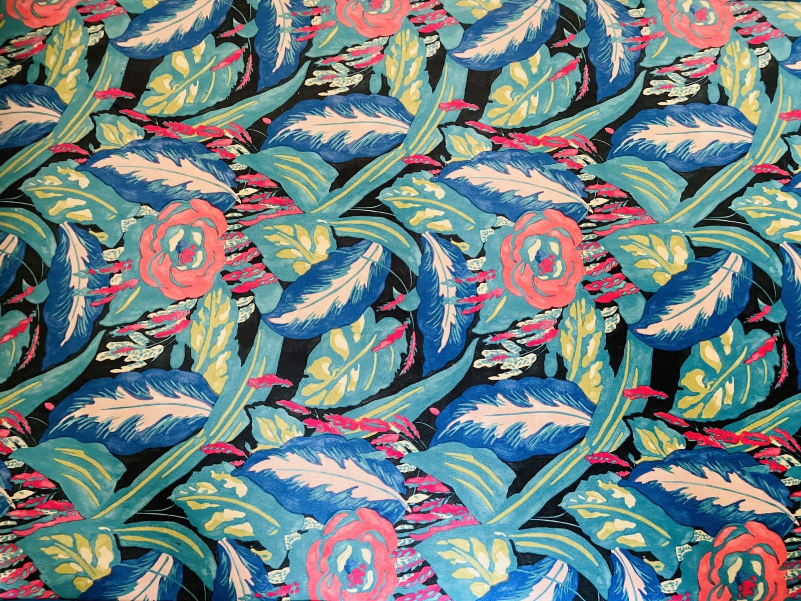 Linwood Les Fauves Peacock Footstool/ Coffee Table photo Furniture