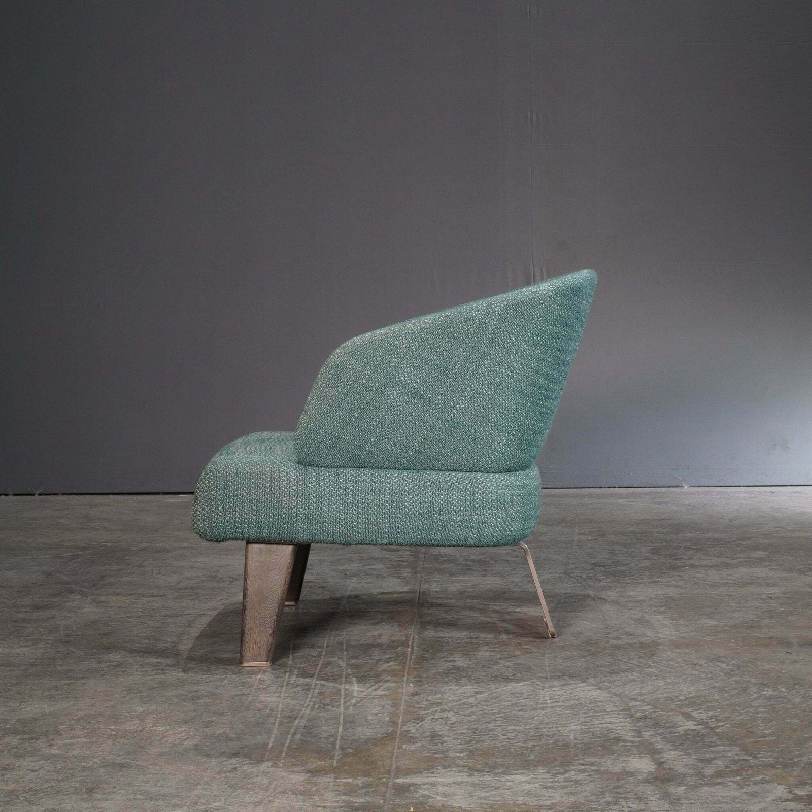 Minotti Green Aston Armchair By Rodolfo Dordoni photo for sale
