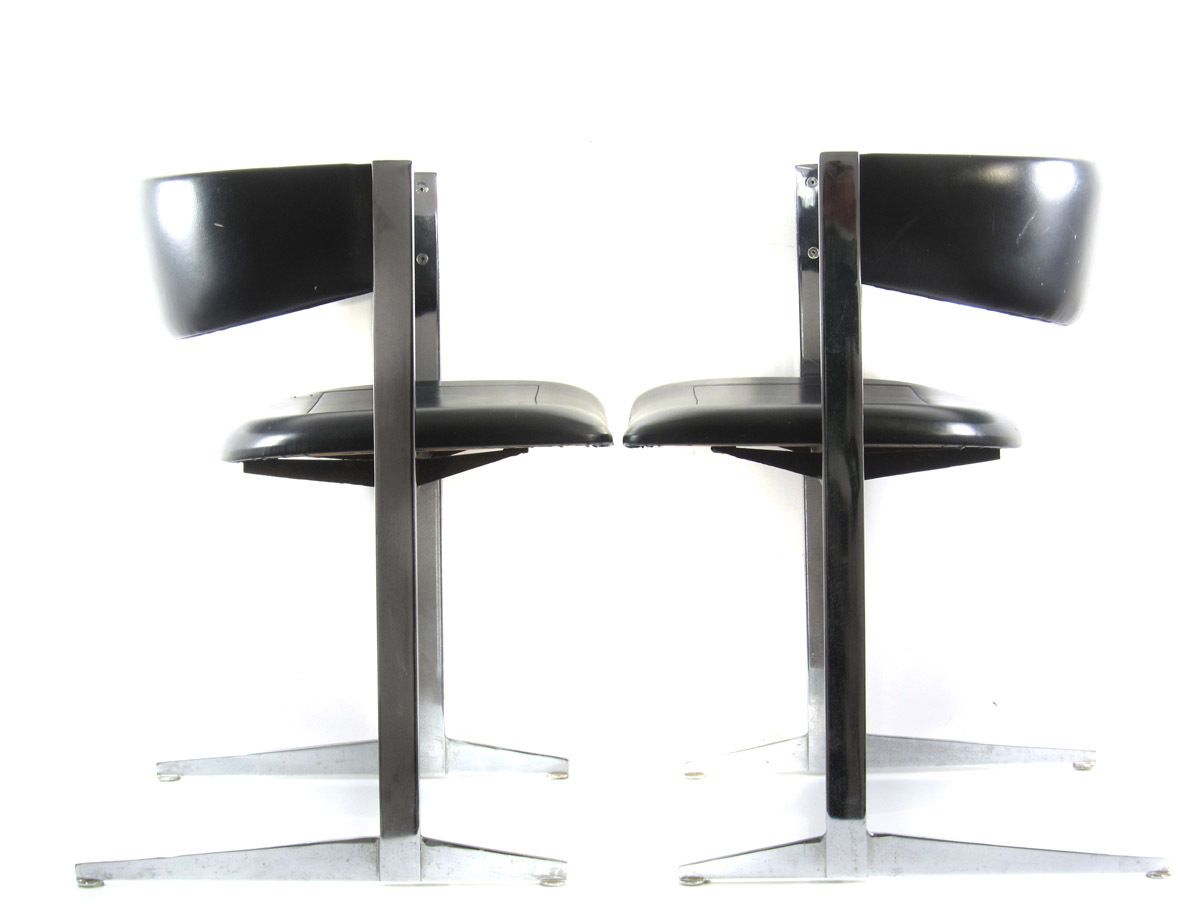 Sixties Chrome Vintage Dining Chairs photo furniture