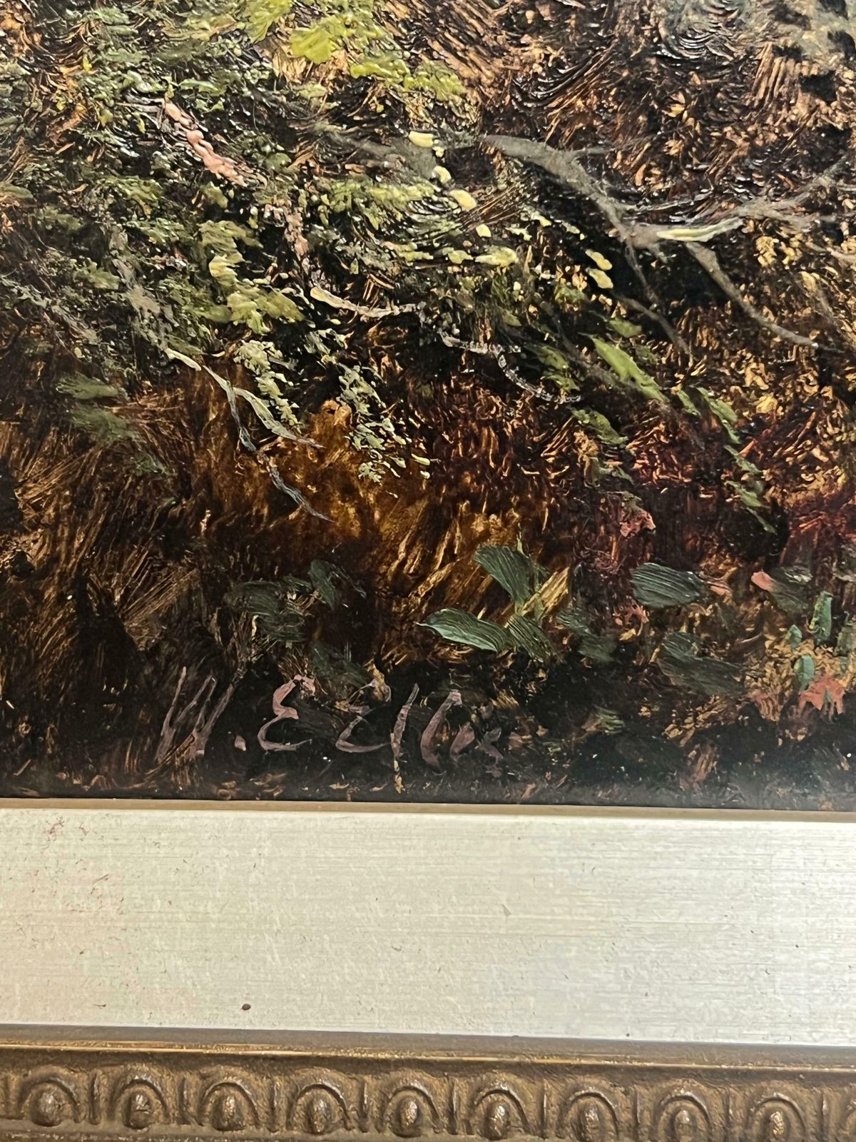 photo furniture Welsh Schoolantique Welsh Oil Painting Charming Cottage With Figures In Countryside Setting 19th Century