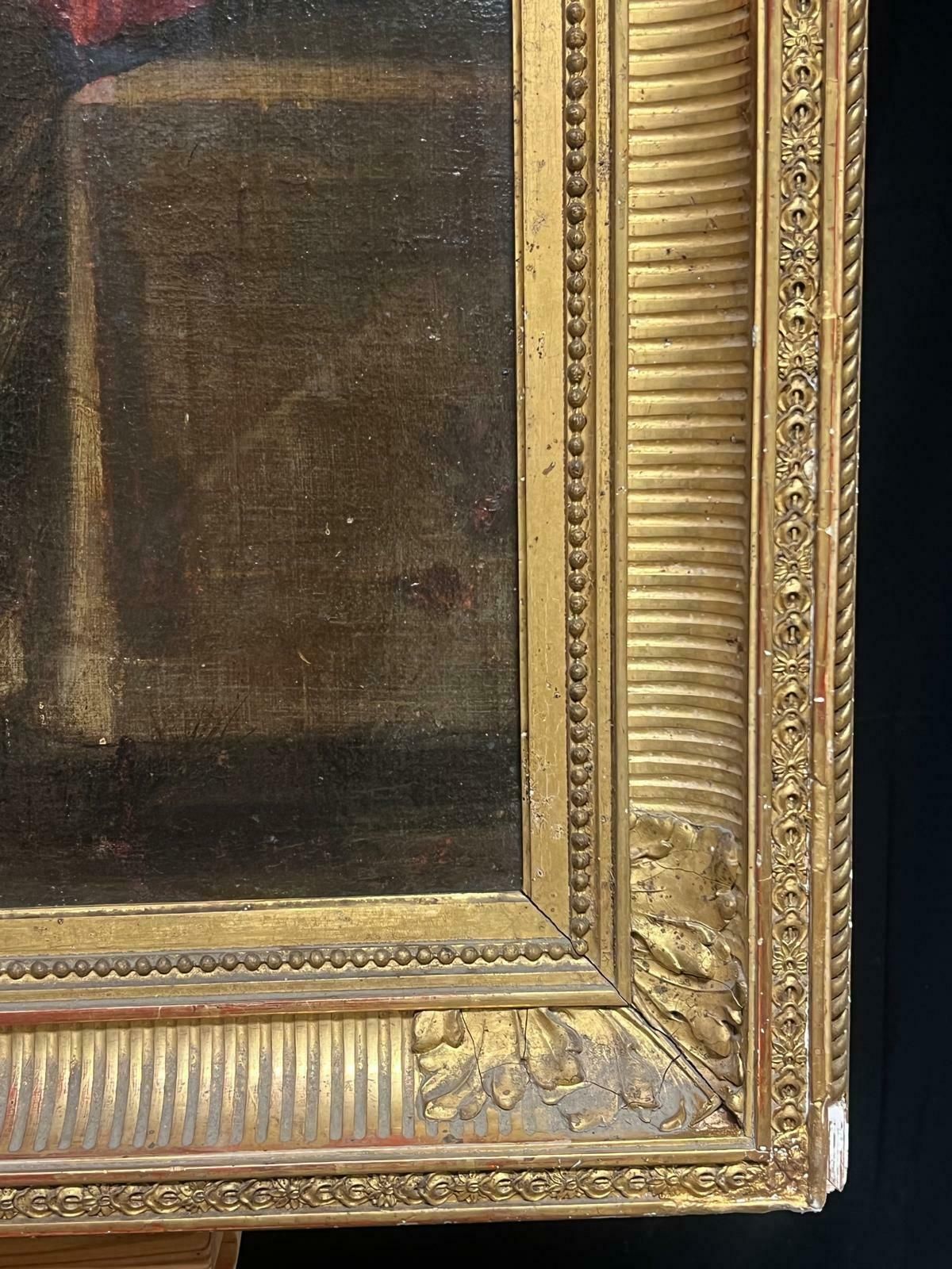 Art 17th Century Italian School17th Century Painting Baroque Madonna & Child Attendant Angels Offering Gifts 17th Century photo