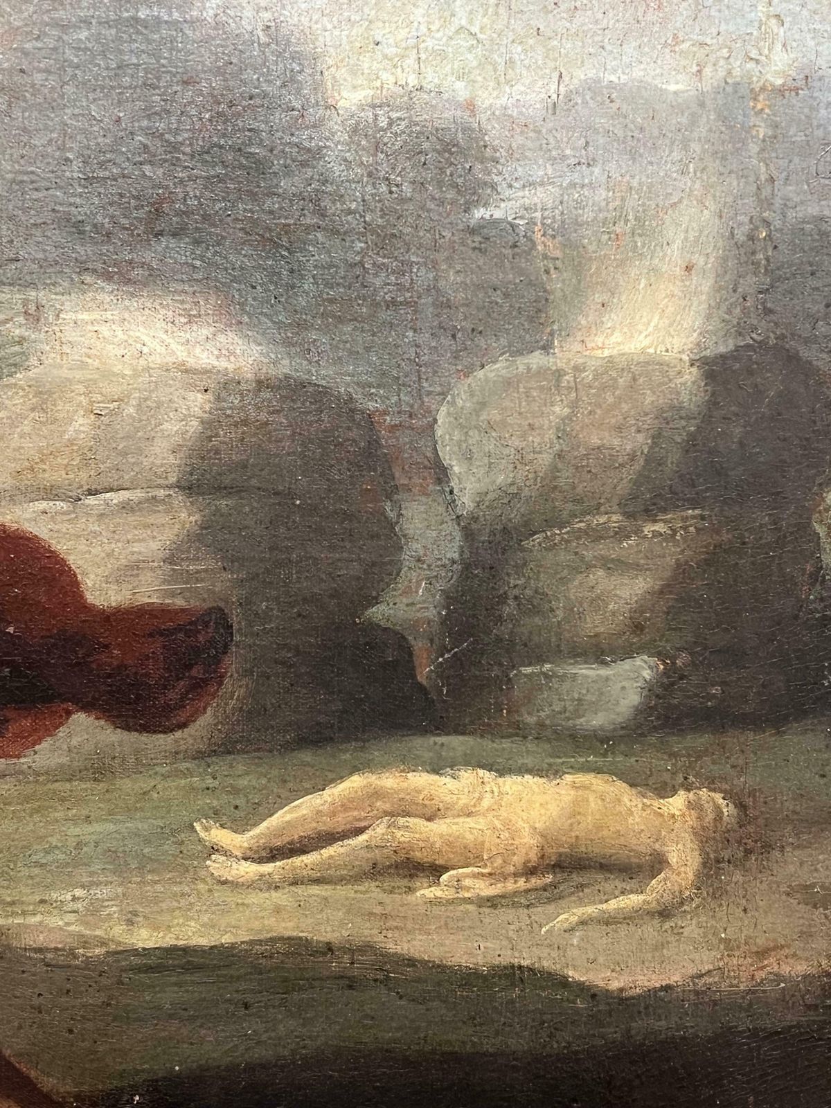 photo furniture French Schoolfrench 17th Century Baroque Period Old Master Oil Painting Archery Figure 17th Century