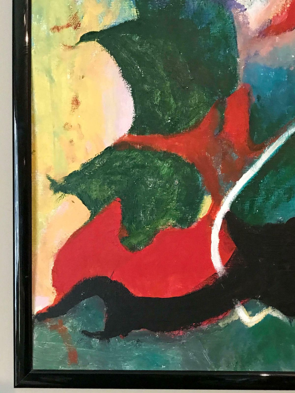 Armand Rottenberglarge French Expressionist Abstract Oil Paintingc.1980’s photo Art