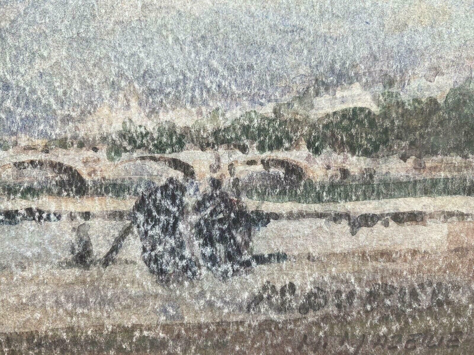 Maurice Mazeiliemaurice Mazeilie   French Impressionist City Landscape Scene photo Art