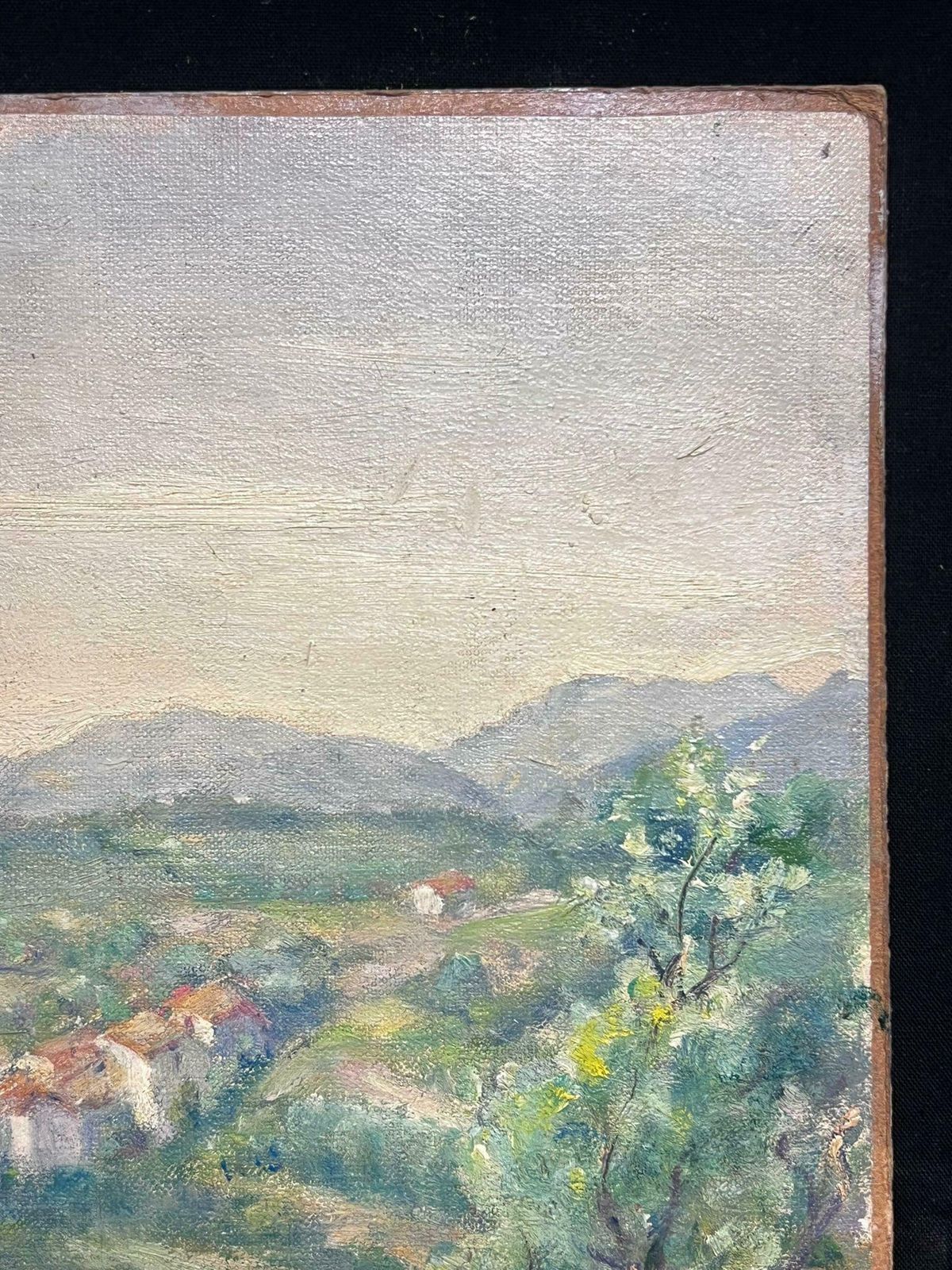 Regine Davidfrench Olive Grove In A Sunlit Valley Serene Oil Painting1950's photo buy