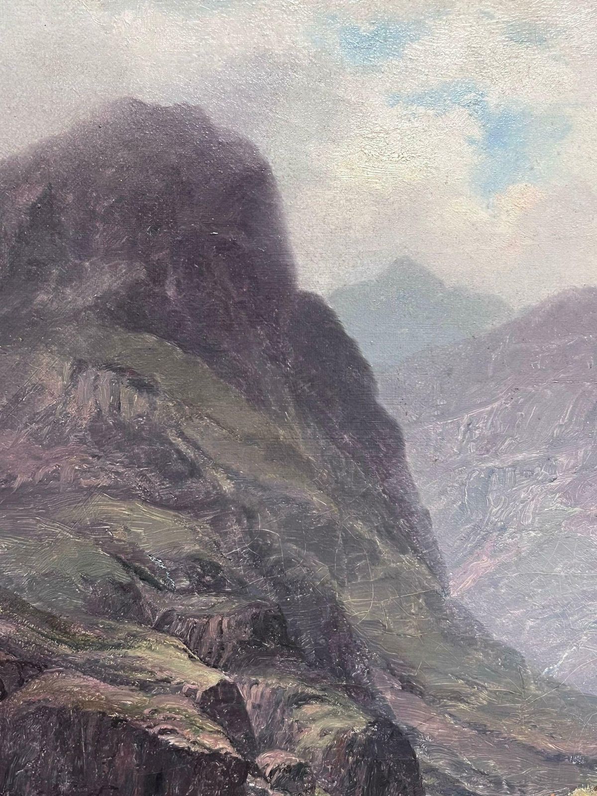 photo furniture Edwin Longstaffehighland Cattle In Majestic Mountain Landscape Victorian Oil Painting Glencoe