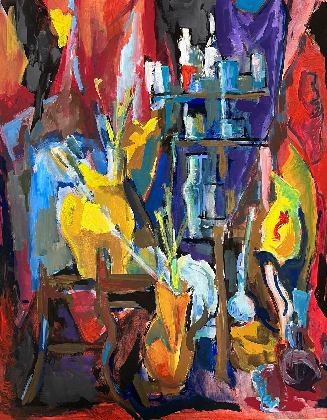 Guy Nicod French 20th Century Modernist Painting Artists Paint And Paint Tools Still Life