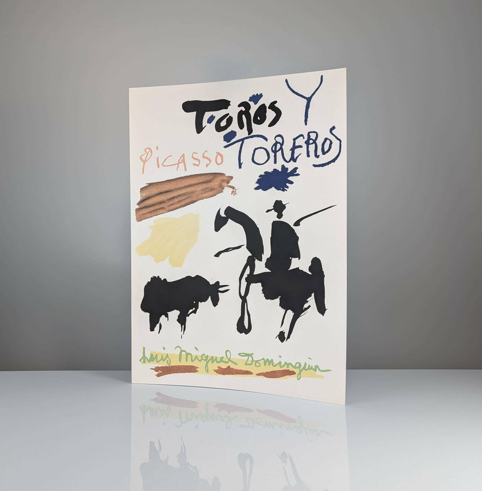Pablo Picasso “Toros Y Toreros” 1961 Offset Print On Arches Vellum Paper, France 1996