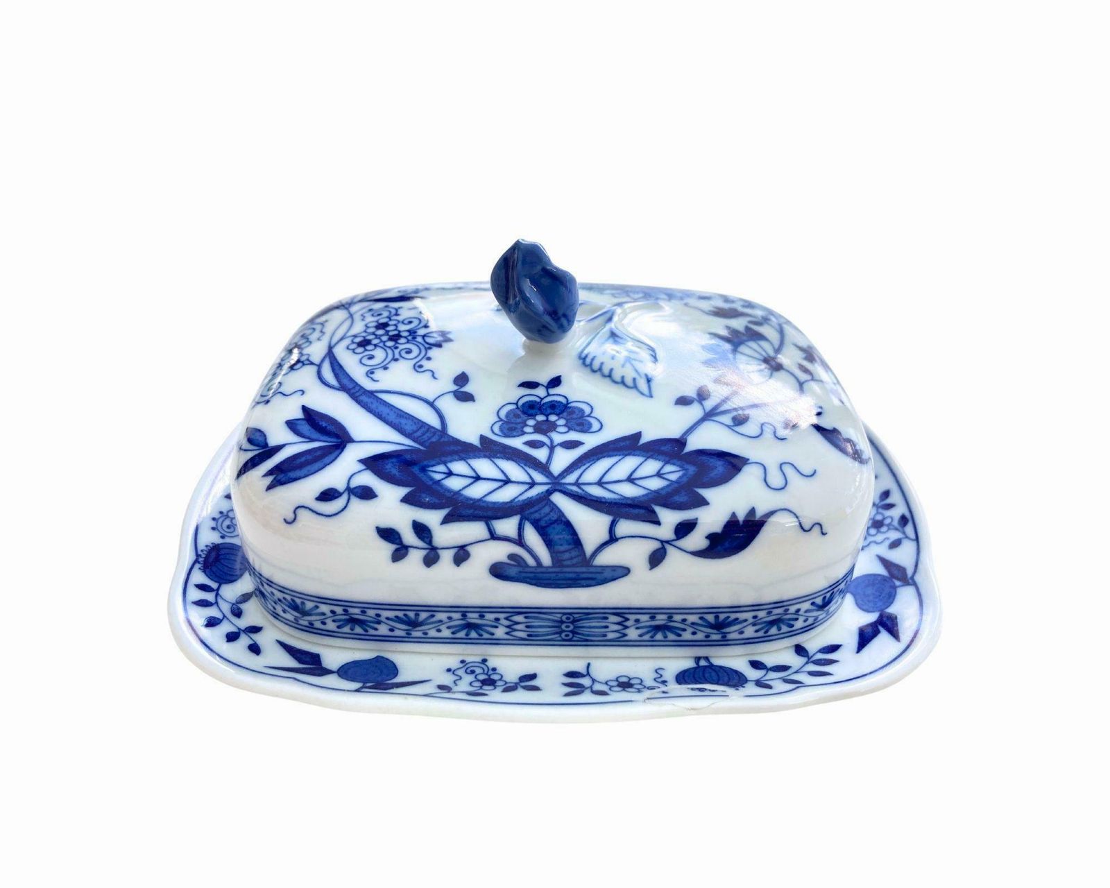 Porseleinen Botervloot Vierkant | Blue Onion | Hutschenreuther photo furniture