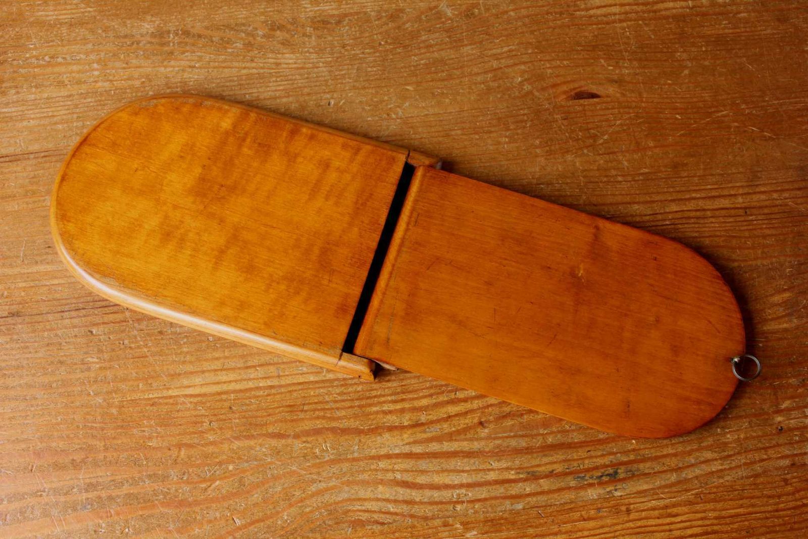 photo furniture Antique Campaign Mirror. Gentleman's Wood Folding. Travel Shaving Mirror.