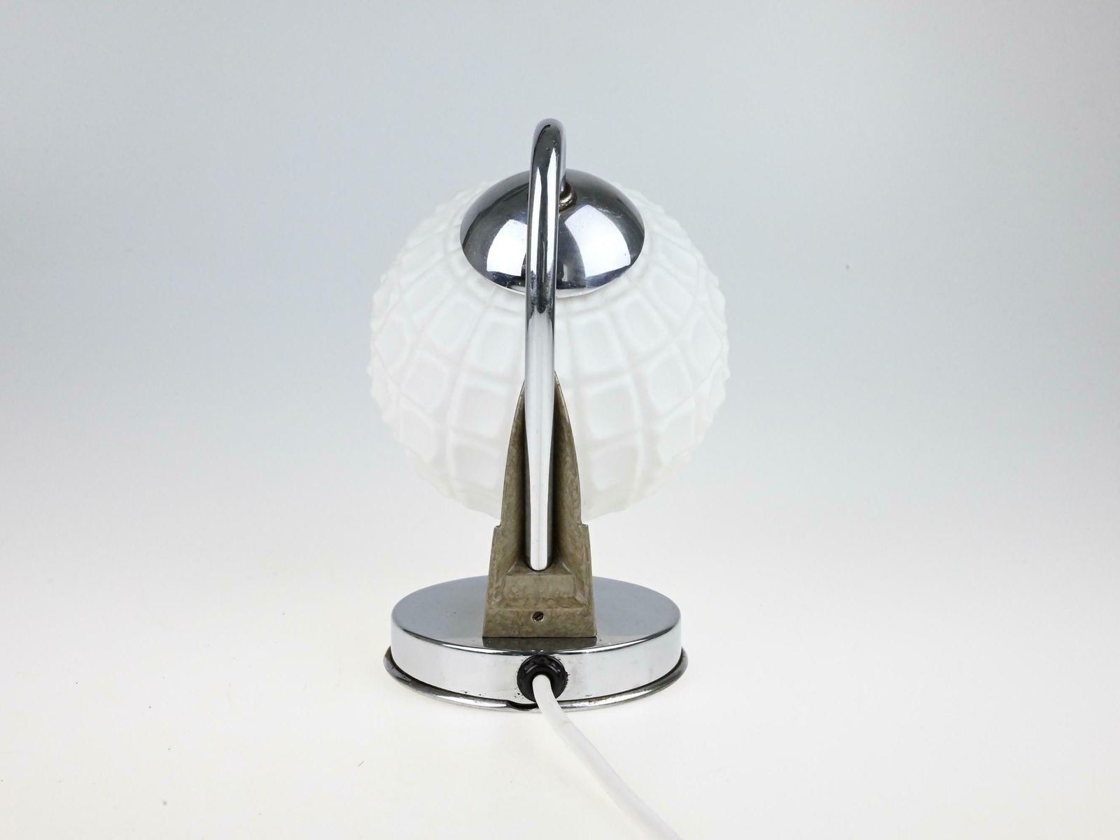 Bauhaus Table Lamp, Vintage Chrome Lamp, Antique Lighting, Mid Century Desk Lamp, Table Lamp, Desk Lamp, Bedside Lamp, Mid Cenutry Lamp photo buy