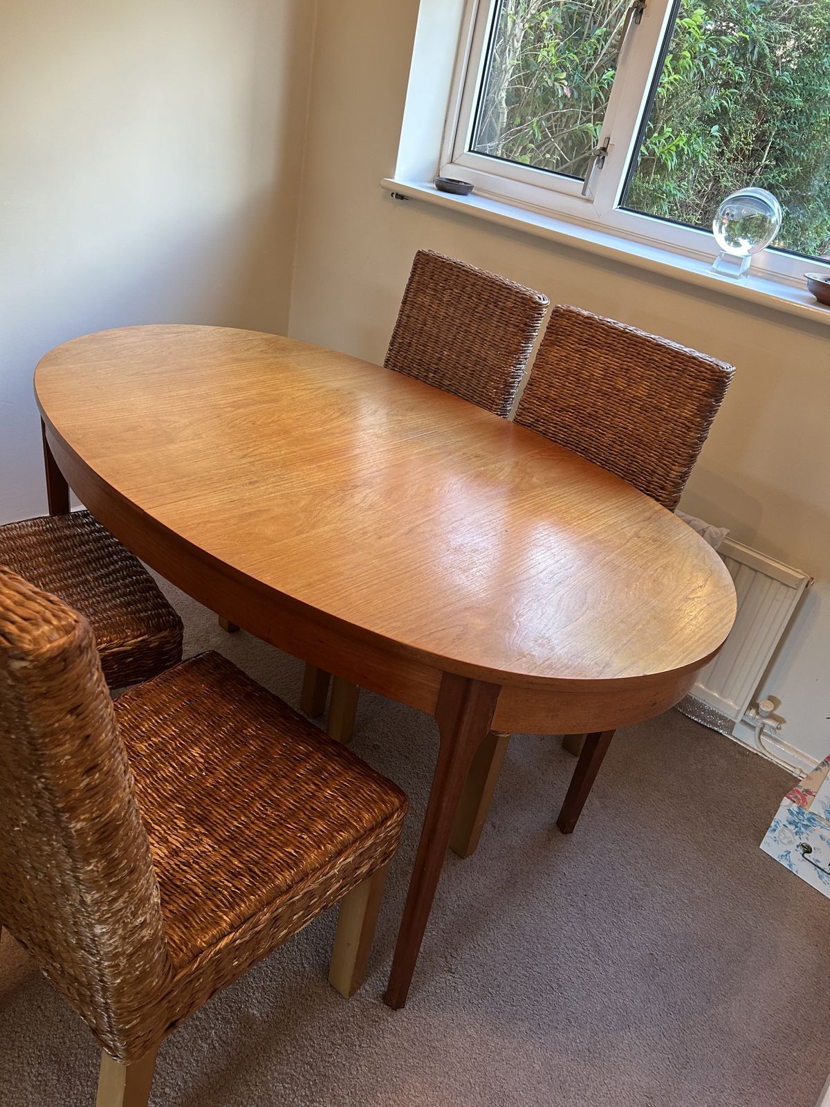 S Form Teak Extending Table, For G Plan