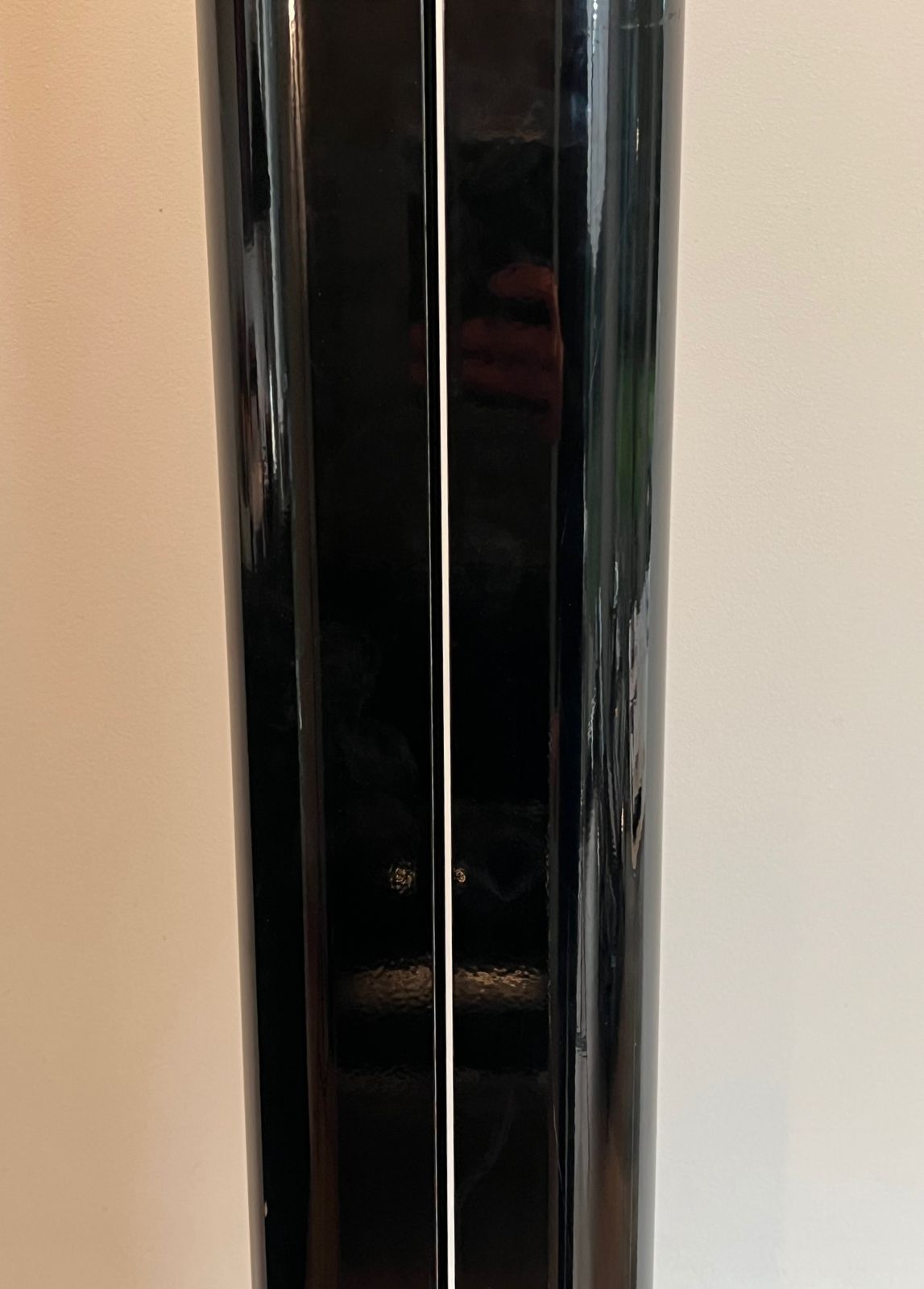 Halogen Floor Lamp Model Megaron In Black Lacquered Metal By Gianfranco Frattini photo vinterior