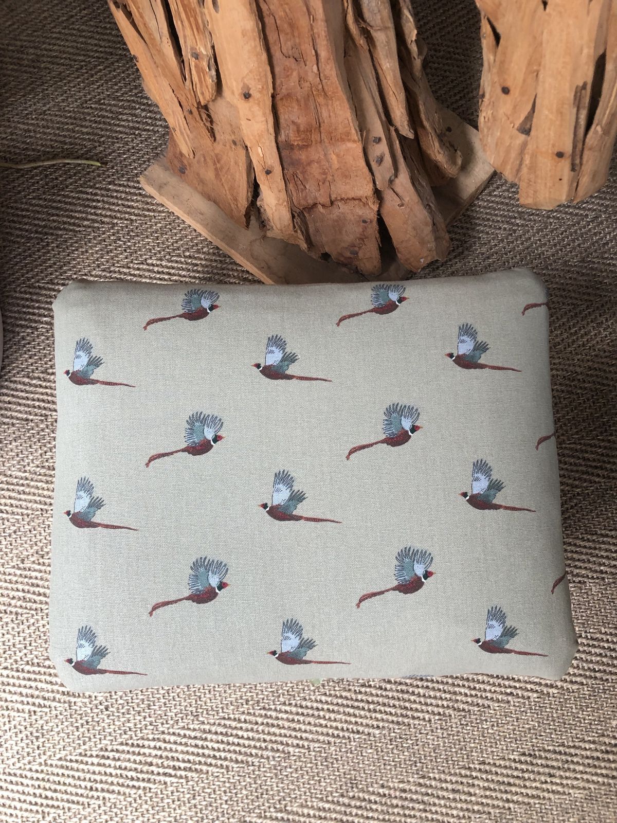 Beautifully Renovated Sophie Allport Pheasants Footstool photo buy
