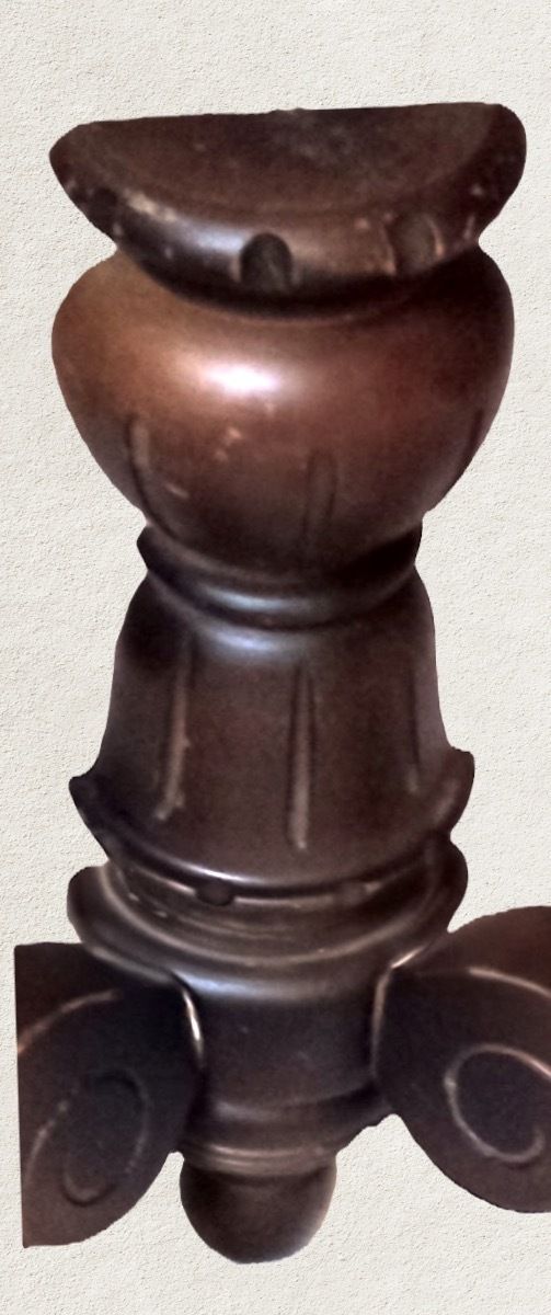 Vintage French Carved Ornate Twin Branch Wooden Wall Light (Pair) photo buy