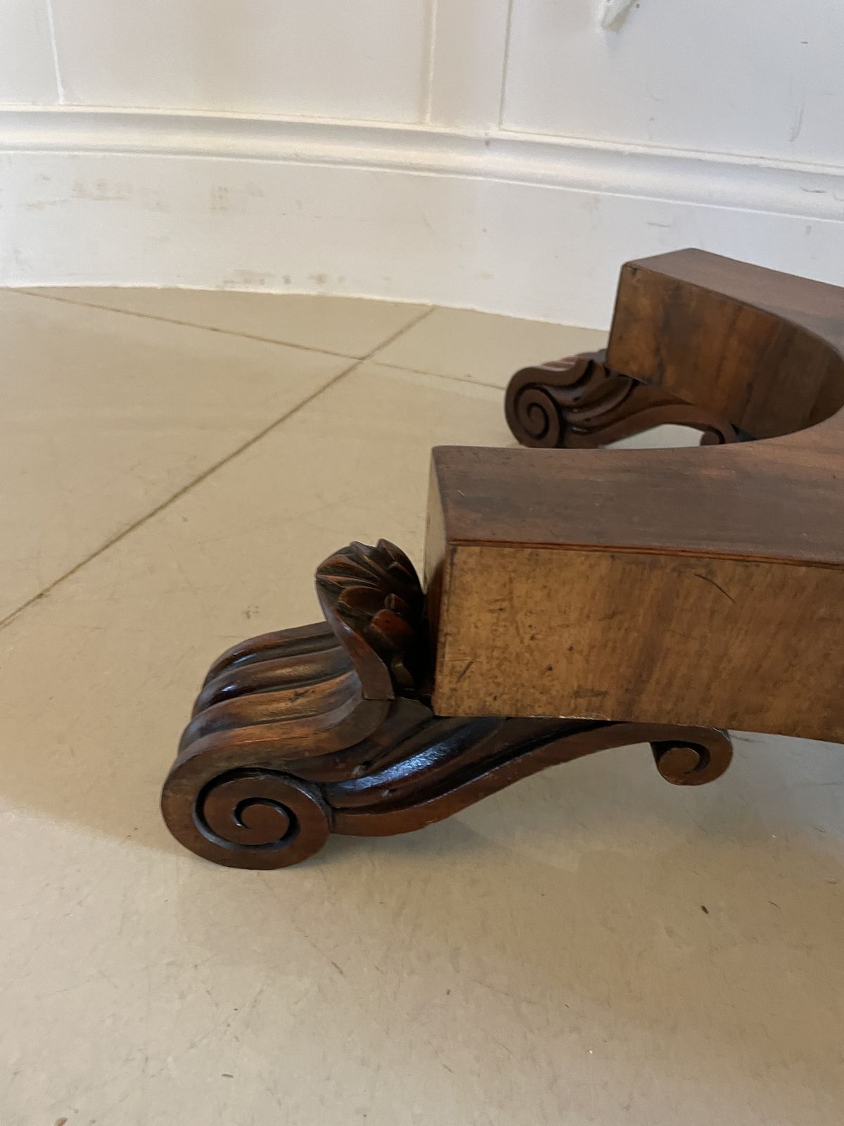 Antique 19th Century Quality Carved Rosewood Card Table photo Furniture