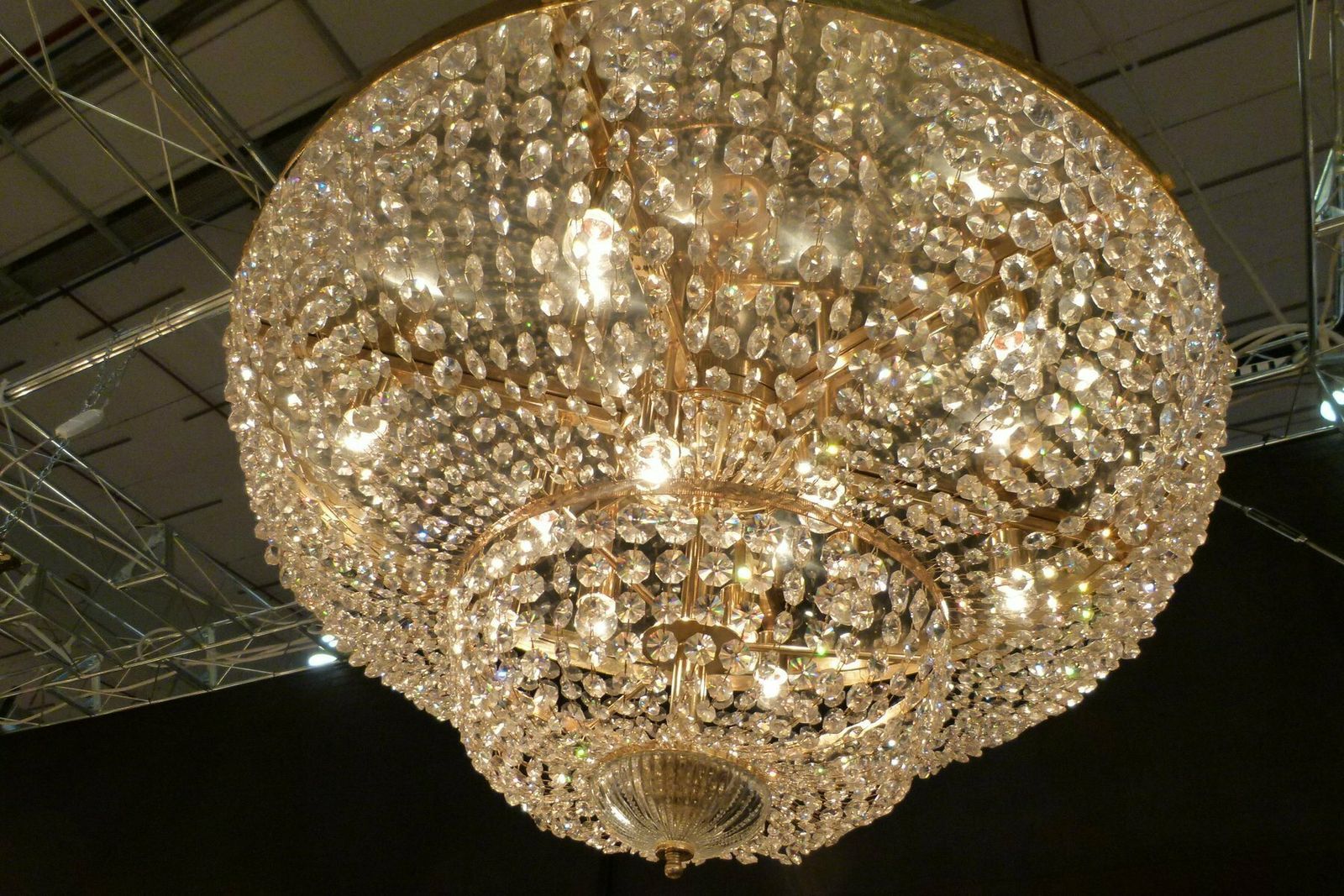 Chandelier With Swarovsky, 1980s photo furniture