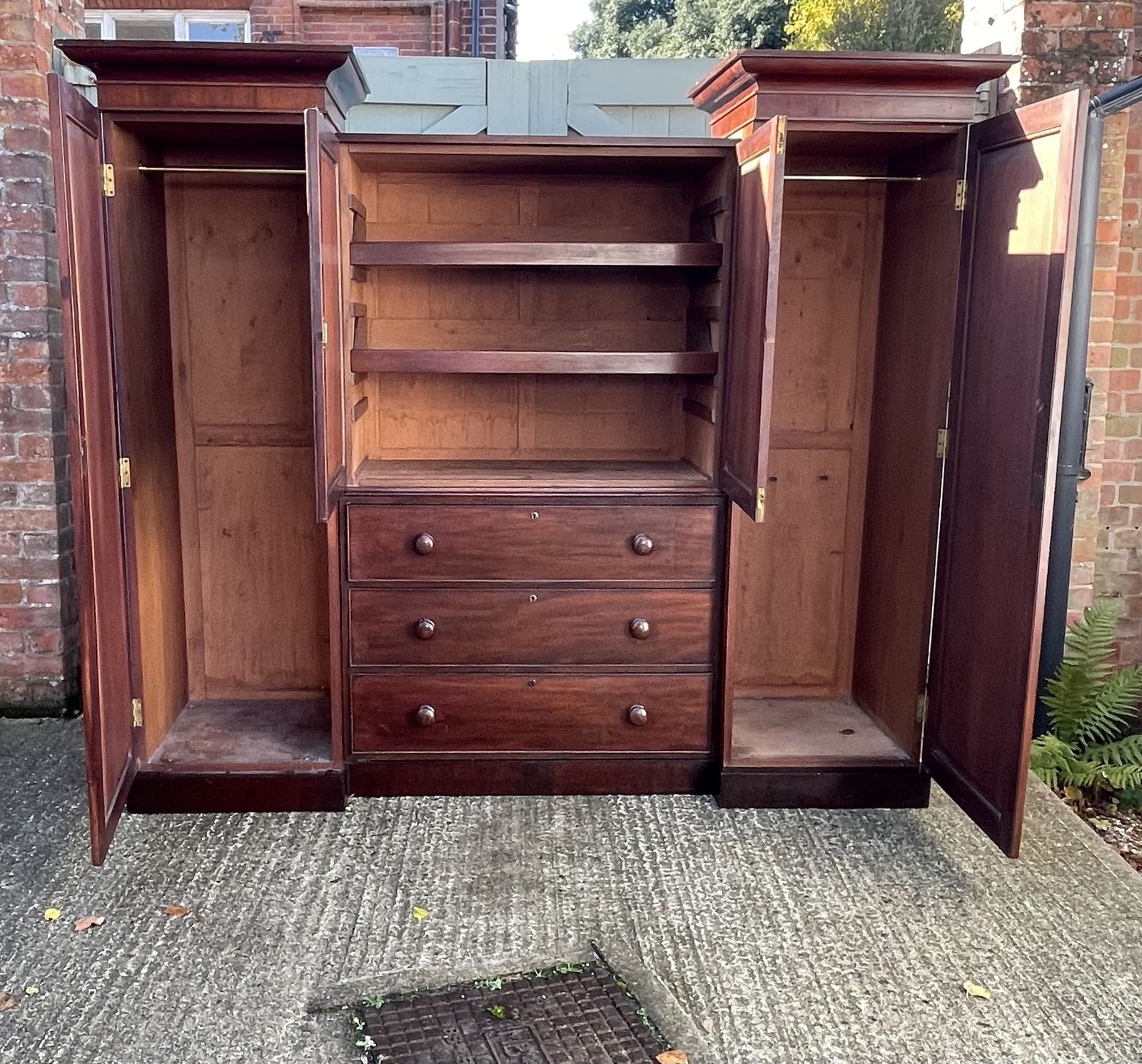 A 19th Century Plain, Neo Classical Wardrobe photo furniture