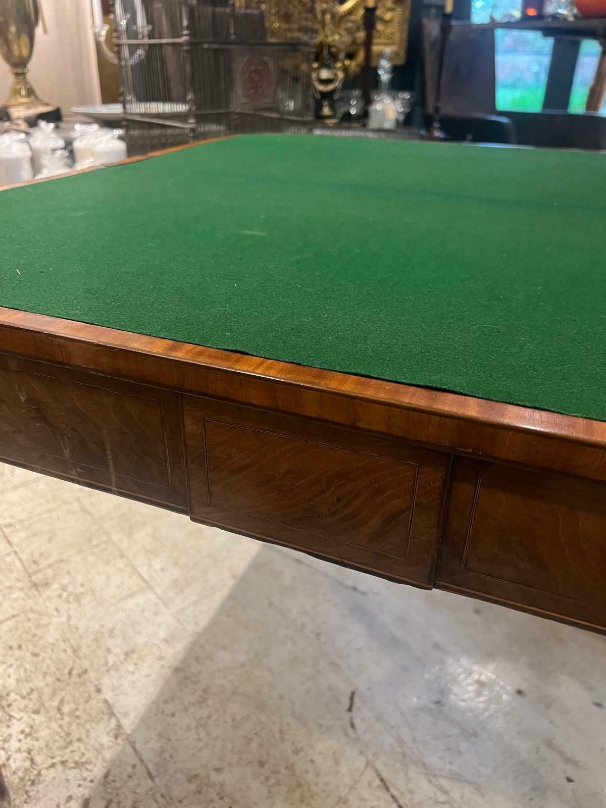 Mahogany Georgian Gaming Table photo furniture