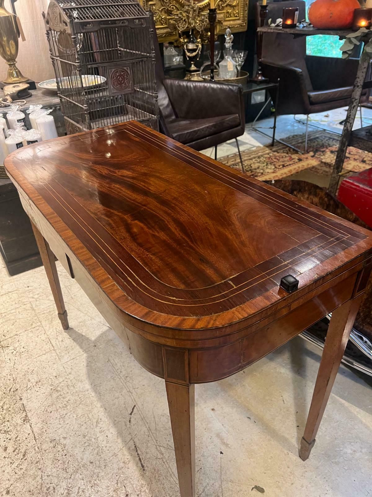 Mahogany Georgian Gaming Table photo 650.0