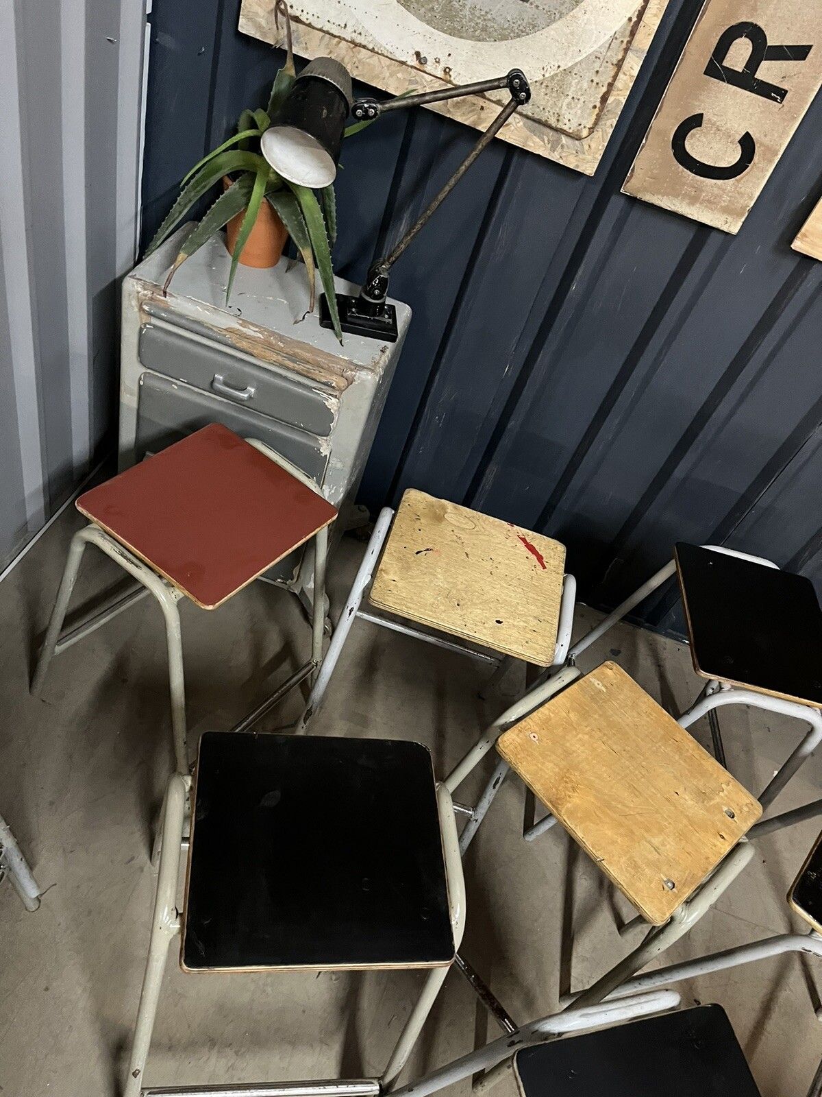 photo for sale Vintage Wooden Medical Cabinet On Wheels Eastern European. Bedside Table