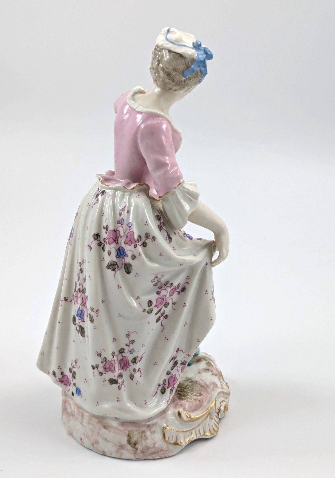 Antique Porcelain Figurine Of Young Woman, Samson, France, C. 1860. photo 280.0