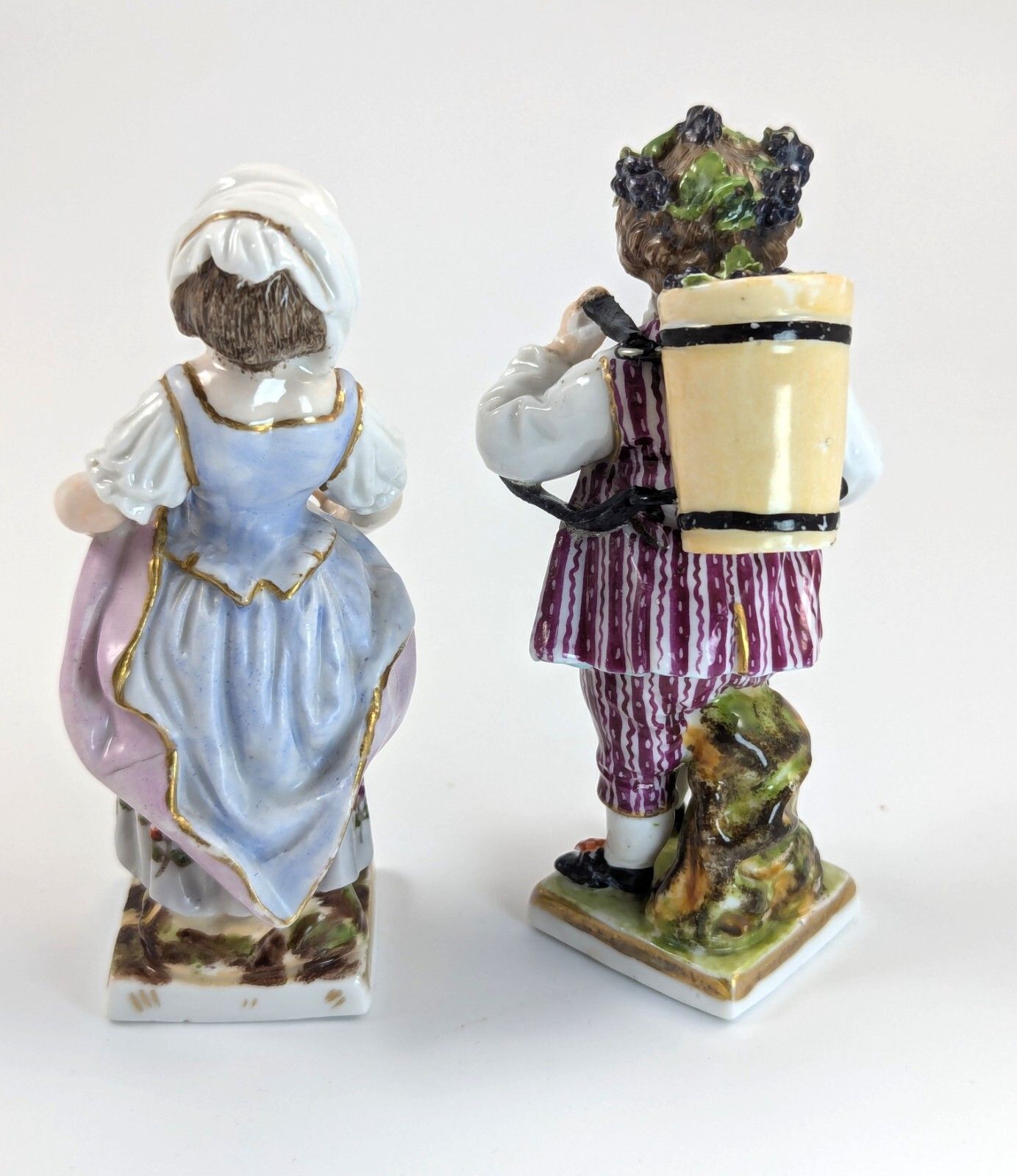 Antique Porcelain Figurines Of Children, Helena Wolfsohn, C. 1880. photo for sale