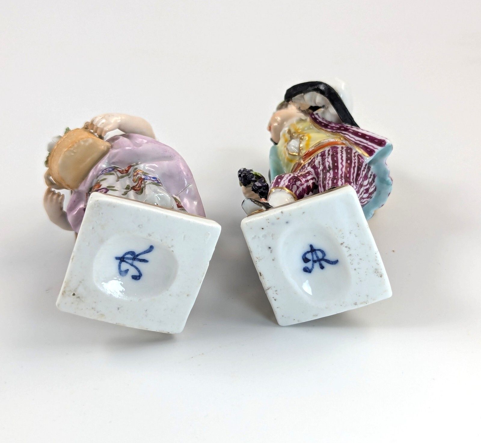 Antique Porcelain Figurines Of Children, Helena Wolfsohn, C. 1880. photo vinterior