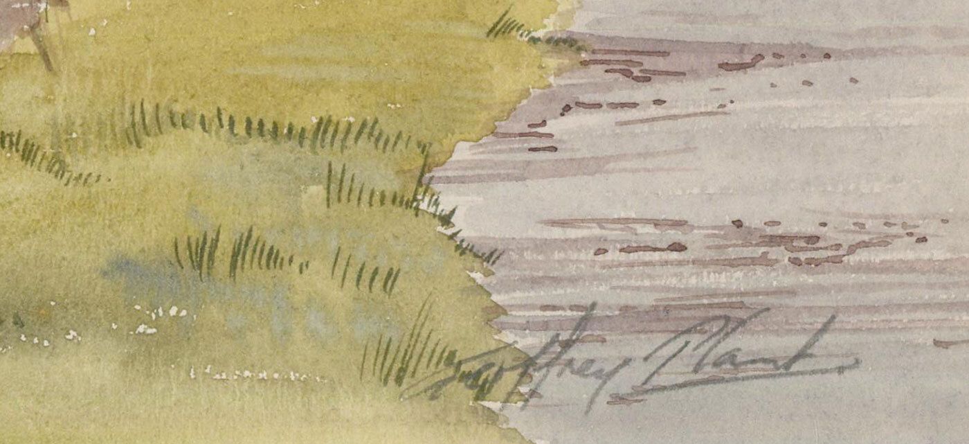 Geoffrey Plant (1939 2000) 20th Century Watercolour, Boscastle photo for sale