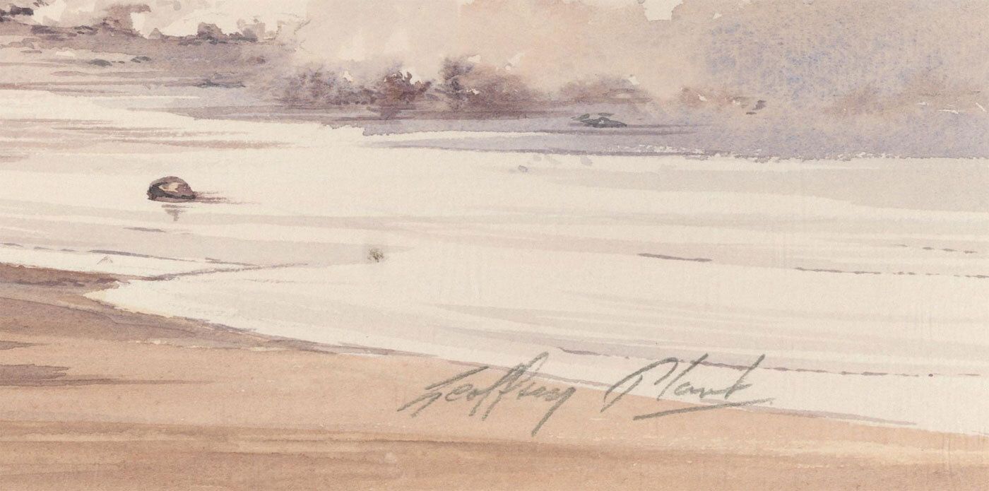 Geoffrey Plant (1939 2000) 20th Century Watercolour, Towards The Cliffs photo for sale